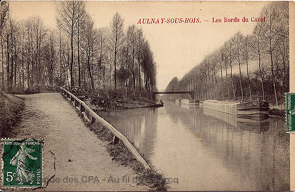 AULNAY-SOUS-BOIS. – Les Bords du Canal.